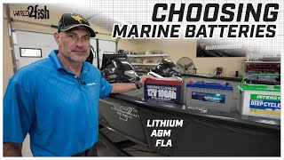 How to Choose Marine Batteries  Types Sizes and Uses [upl. by Madelena334]