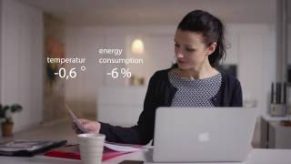 Energy savings with Danfoss TPOne thermostat [upl. by Ttnerb]