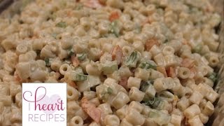 Creamy Macaroni Salad  I Heart Recipes [upl. by Houlberg]