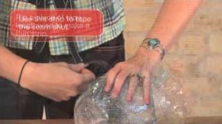 How to Create a Tape Sculpture  Plastic Wrap Method [upl. by Hoashis]