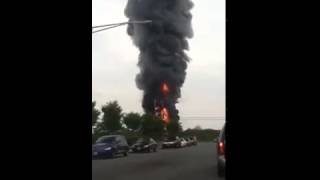 Train explosion in Baltimore [upl. by Latif]