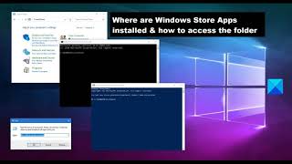 Where are Microsoft Store Apps installed amp how to access the folder [upl. by Julieta]