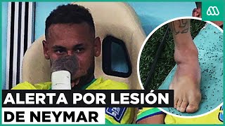 Alerta por lesión de Neymar en inicio del mundial de Catar 2022 [upl. by Assirram489]