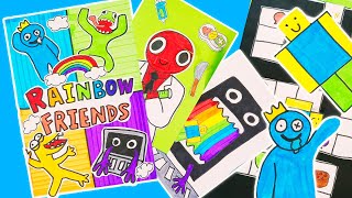 DIY  Roblox Game Book Tutorial How to make Your Own Adventure with Rainbow Friends Game Book [upl. by Terryl727]