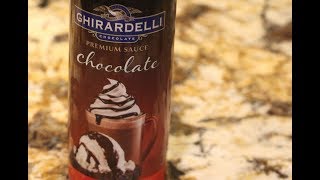 CHOCOLATEGHIRARDELLI CHOCOLATE SAUCE REVIEWCHERYLS HOME COOKINGEPISODE 608 [upl. by Gittel374]