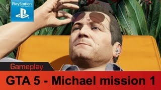 GTA 5 PS3 gameplay Michael mission 1 [upl. by Bough212]