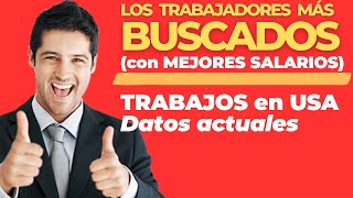 ✅ Como CONSEGUIR TRABAJO en Estados Unidos 2023 los 10 empleos MÁS PEDIDOS y MEJOR PAGADOS [upl. by Ludwigg]