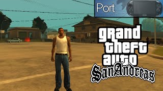 GTA San Andreas Port  PS Vita Homebrew 3 [upl. by Amalia750]