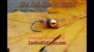 Soft Hackle Carrot Fly Tying Tutorial [upl. by Iasi]