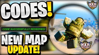 🔥NEW ALL WORKING NEW MAP UPDATE CODES FOR WAR TYCOON ROBLOX WAR TYCOON CODES [upl. by Giannini628]