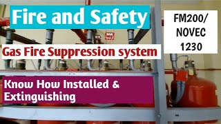 Fire and safety  Gas Suppression system Novec 1230 and FM200 clean agent [upl. by Otreblif169]