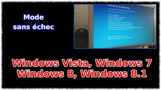 Tuto Windows Vista 7 8 81  Mode sans échec [upl. by Blen973]