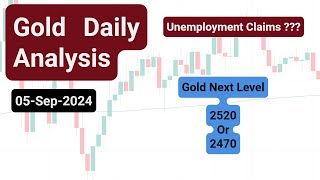 Gold daily analysis  5 Sep Gold analysis Today  Gold forecast  Gold Analysis live [upl. by Assiar436]