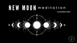 New Moon 5 min Meditation  November 2024 [upl. by Eneladgam]