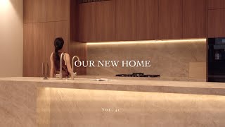 Empty Apartment Tour  Inside our dream home 🌃 🤎 [upl. by Haymo799]