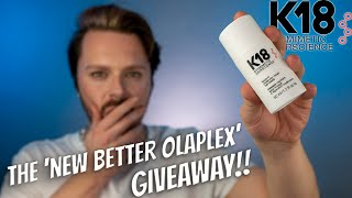 K18 HAIR TREATMENT REVIEW  Hair Giveaway Hair  Treatment That Will Reverse Hair Damage [upl. by Einner698]