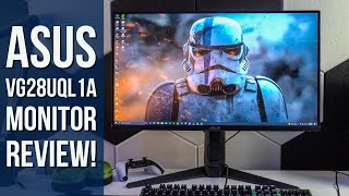 ASUS VG28UQL1A 4K 144hz Monitor Review [upl. by Celtic]