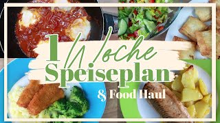 Wocheneinkauf amp Speiseplan für eine Woche Teil 2  Meal Planning deutsch [upl. by Marietta]