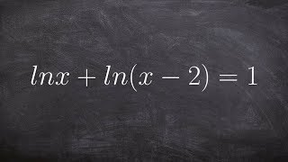 Solving logarithmic equations [upl. by Boy]