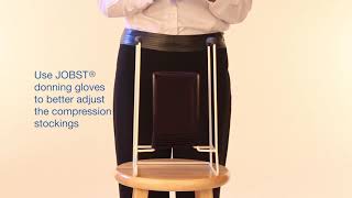 How to put on your JOBST compression socks [upl. by Cone]