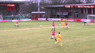 FC United vs North Ferriby United  Goals amp Match highlights [upl. by Ardnekahs]