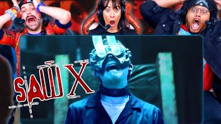 SAW X 2023 MOVIE REACTION FIRST TIME WATCHING Saw 10  Jigsaw  Full Movie Review [upl. by Mcloughlin153]