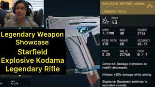 Legendary Explosive Kodama Weapon Showcase STARFIELD [upl. by Larina275]