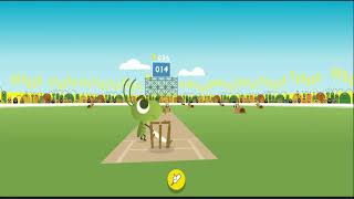 Google Doodle Cricket  Cricket Gameplay  GOOGLE DOODLE GAME [upl. by Oiratnom]