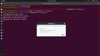How to fix An unexpected exception java lang NoClassDefFoundError netbeans ide 82  Ubuntu 2004 [upl. by Niklaus]