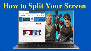 How to Enable Split Screen on Your Windows 10 Laptop [upl. by Langdon]