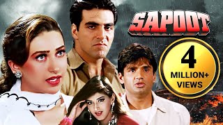 SAPOOT HINDI FULL MOVIE 1996  Akshay Kumar Karishma Kapoor Sunil Shetty Sonali Bendre [upl. by Bidget]