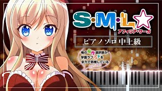 のうコメ OP  S・M・L☆  アフィリア・サーガ【ピアノ楽譜】Noucome Opening Theme Song quotS · M · L ☆quot【Piano Tutorial amp Sheets】 [upl. by Noe]