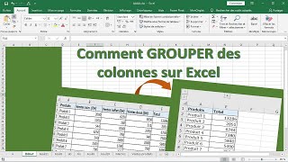 Comment grouper ou dissocier les colonnes excel [upl. by Patty]