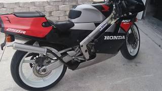 1989 Honda NSR250 MC18 ll startup and walk around [upl. by Nolrev807]