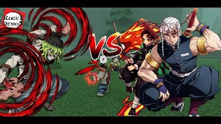 Gyutaro VS Uzui X Tanjiro Kamado  ROGUE DEMON [upl. by Enialahs985]