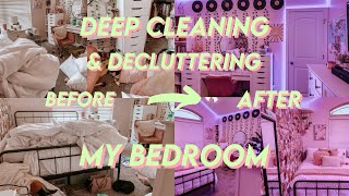 Deep Cleaning My Room Time lapse [upl. by Elahcim966]