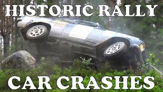 Historic Rally Cars Crash Compilation HD [upl. by Given958]