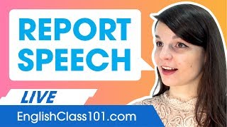 How to use Reported Speech  Basic English Grammar [upl. by Crescin978]