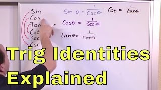 Lesson 1  Basic Trig Identities Involving Sin Cos and Tan [upl. by Eelyam]