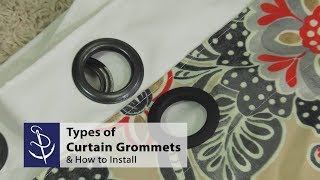 Types of Curtain Grommets amp How to Install [upl. by Etteuqram]