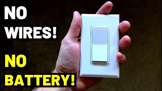 THIS LIGHT SWITCH HAS NO WIRES  BATTERY See How It WorksSmart Lighting SetupPROS  CONS [upl. by Ellekcir]