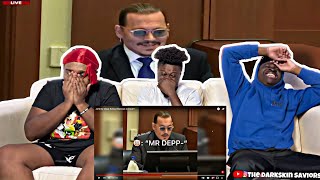 Johnny Depp Being Hilarious In Court pt1 Reaction 😂🤣😭 [upl. by Aztilem]