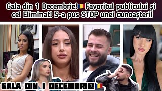 Gala din 1 Decembrie🇷🇴Favoritul publicului și cel Eliminat🙆‍♂️Sa pus STOP unei cunoașteri🛑😕 [upl. by Haldes269]