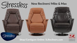 New Stressless Recliners Mike and Max 3Way Power [upl. by Dianuj]