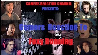 Gamers Reaction To Foxy Running Down The Halls [upl. by Julieta66]