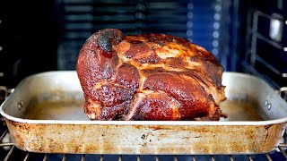 Baked Whole BoneIn Ham with Brown Sugar Glaze [upl. by Neilla]