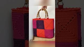 Beautiful crochet bags handmadecrochetbagdesigns girlbags ladiesbag uniquecrochetbags womenbag [upl. by Ayenet]