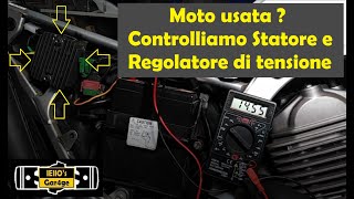 Moto usata Controlliamo Statore e Regolatore di tensione We check the stator and voltage regulator [upl. by Eitsim]