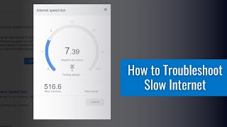 How to Fix Slow Internet [upl. by Alfy]