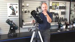 How to Use the Orion StarBlast 45 Equatorial Reflector Telescope [upl. by Ieluuk]